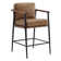 Atik Upholstered Counter Stool with Metal Frame