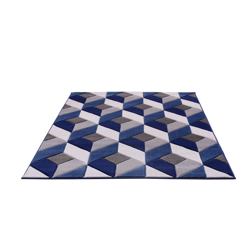 Sharpsburg Geometric Area Rug, Rectangle 60 x 110cm