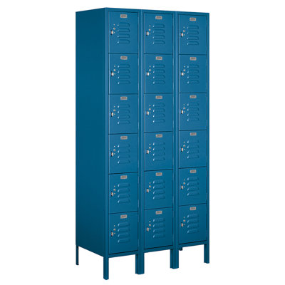 Metal 6 Or More - Tier 12'' Employee Locker with Padlock