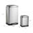 Ashley Steel Step On Kitchen Trash Can - 8 Gallons
