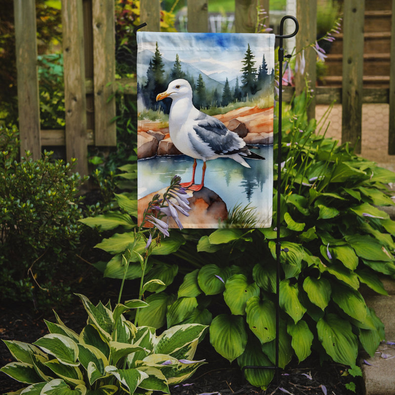 Drapeau de jardin Surfbird Bird, Goéland occidental