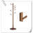 Shamarra Solid Wood Freestanding Coat Rack