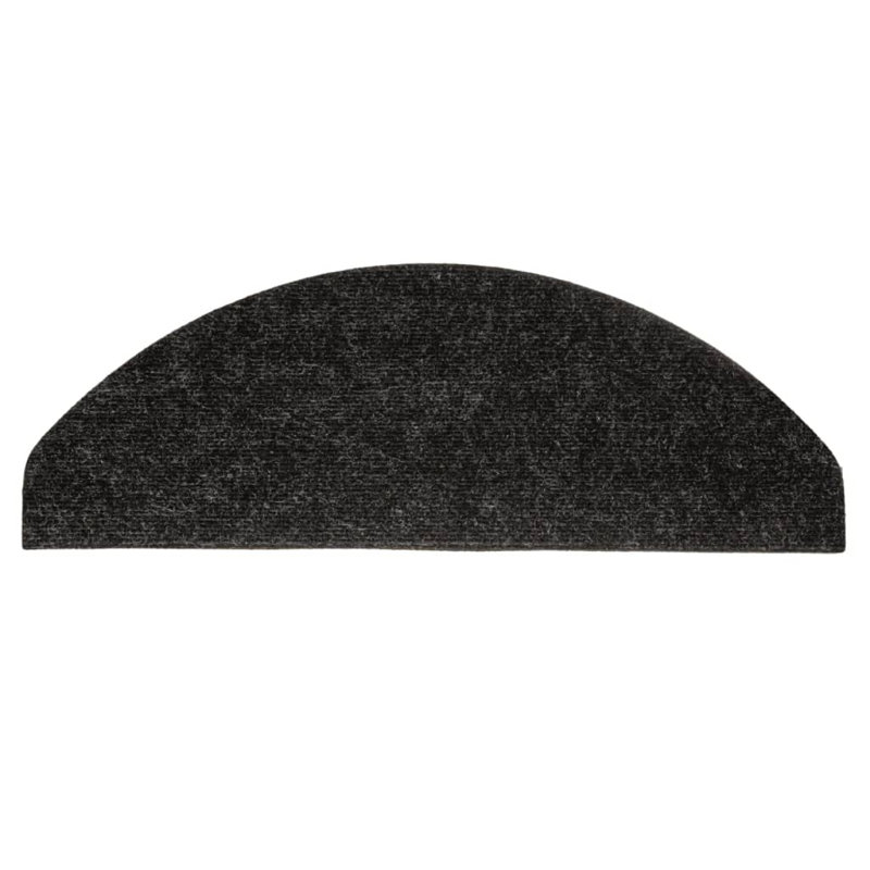 Cuesta Anthracite Stair Tread, Half-Round 22.5cm x 65cm