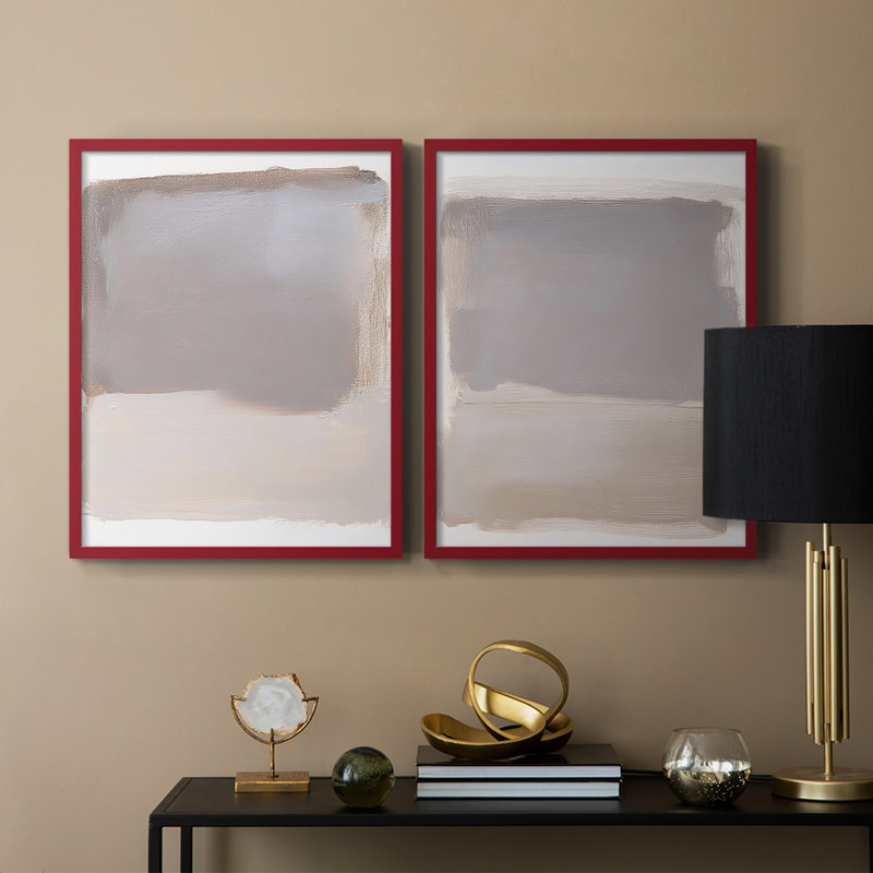 Série ABSTRACT DCCXV - Reproduction encadrée de qualité supérieure - prête à être accrochée - aucun clou requis - aucun clou requis