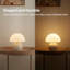 Lampe de chevet de table champignon lampe, table de chevet décor champignon, petites lampes de table pour les tables de chevet de la chambre à coucher, jolies petites lampes modernes de style Mid-Century à intensité variable, décoration intérieure unique