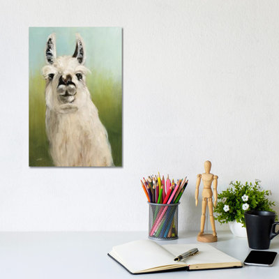 Who's Your Llama I by Julia Purinton - Wrapped Canvas Painting