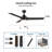 Joeris 52'' Pull Chain Ceiling Fan with LED Lights-490073225