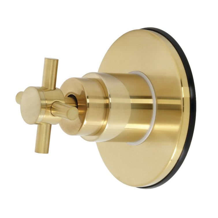 Kingston Brass Concord Single-Handle Wall Mount Six-Way Diverter Valve with Trim Kit