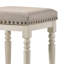 Tabouret en tissu Tasnim (ensemble de 2)