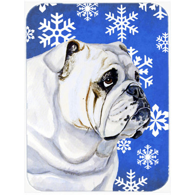 Planche à découper en verre bouledogue english allée Ashlynn