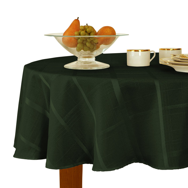 Nappe Ramiro Elegance, Rond 90 po x l 90 po, Vert houx