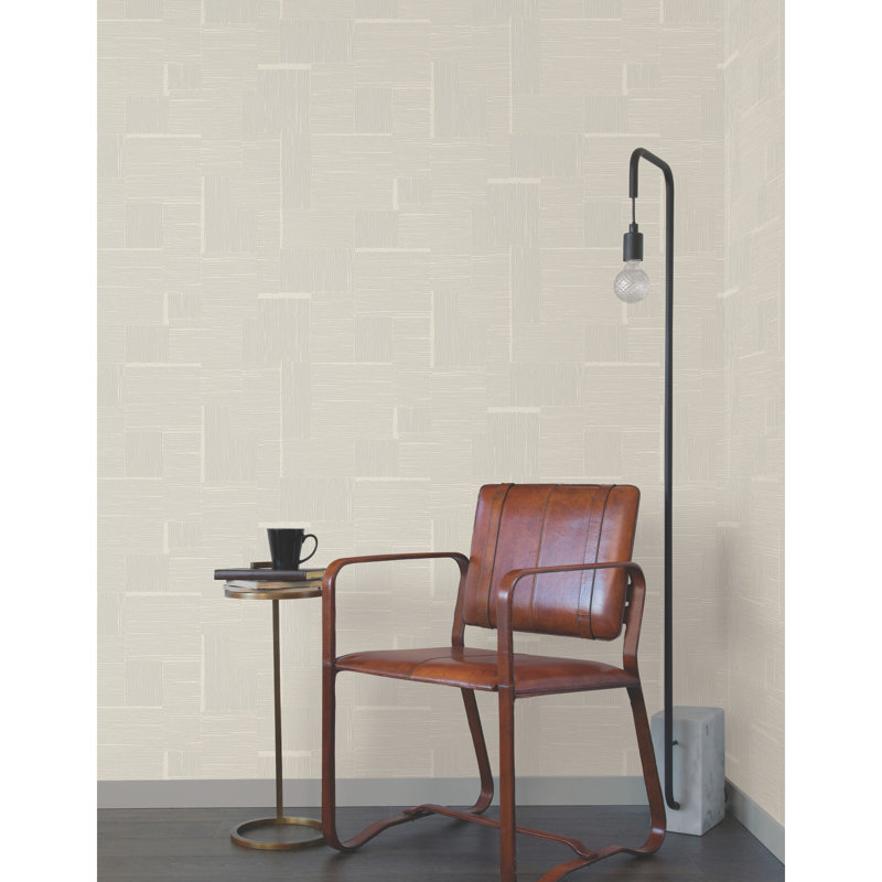 Rouleau de papier peint Contour L 32,8 pi x l 20,9 po, Beige