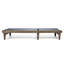 CHAISE LUNGE - GRIS FONCÉ MAILLE