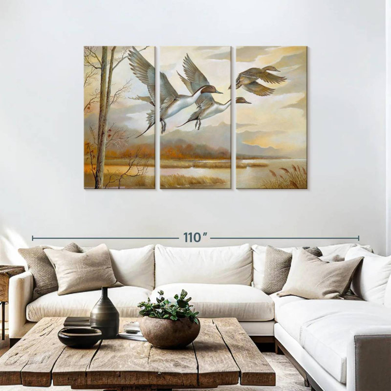 Brampt Pintails, 48" H x 74" W
