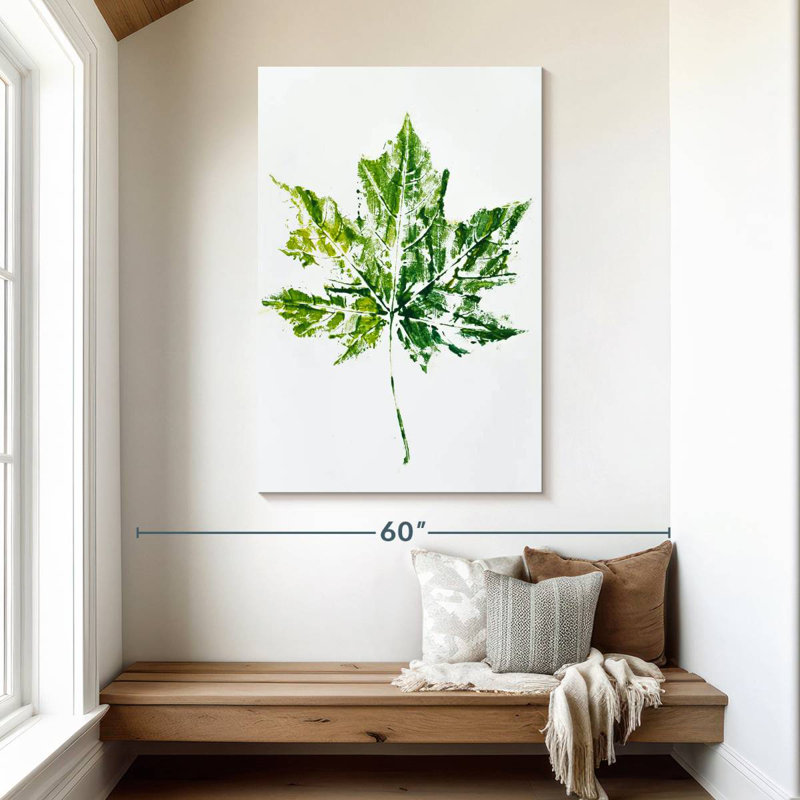 Harnek Abstract Leaf, 48" H x 32" W