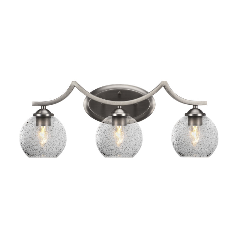 Zilo 3 Light Bath Bar, Graphite