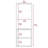 Medicine Cabinet Hazelton, Open And Interior Shelves-159759808
