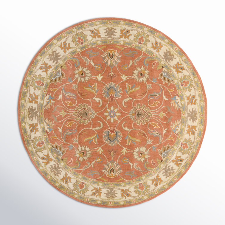 Arden Handmade Wool Orange Rug