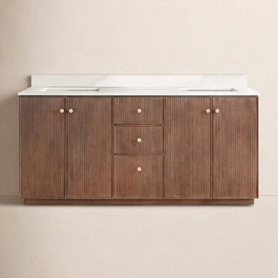 Amella 72'' Double Bathroom Vanity