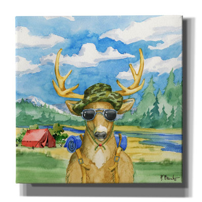 Art mural sur toile Trinx «Happy Camper I» par Paul Brent