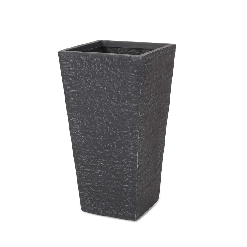Versatile MgO Planter for Modern Outdoor Spaces with Exceptional Durability, 29.75" H x 15.5" W x 15.5" D