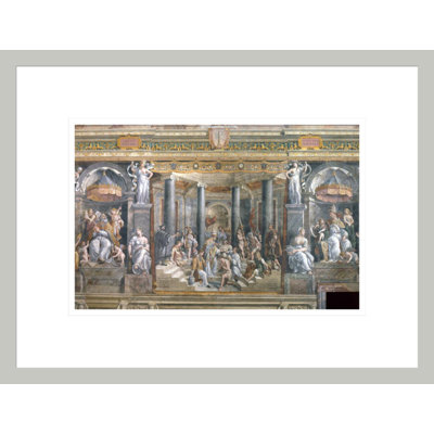 Baptism of Constantine by Raphael -Framed Giclee Print