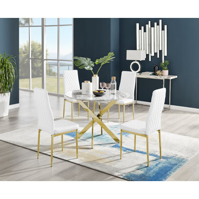 Eubanks 4 - Person Dining Set