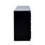 Commode d'appoint moderne noire à 6 tiroirs-1932371828