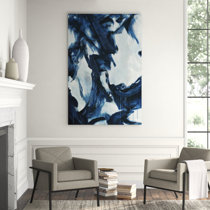 Where Did I Go Wrong Print by Sara Brown, Image Brush Gel, 60" H x 40" W x 1.5" D