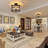 Modern Dining Room Light Fixture Semi Flush Mount Ceiling Light Fixture