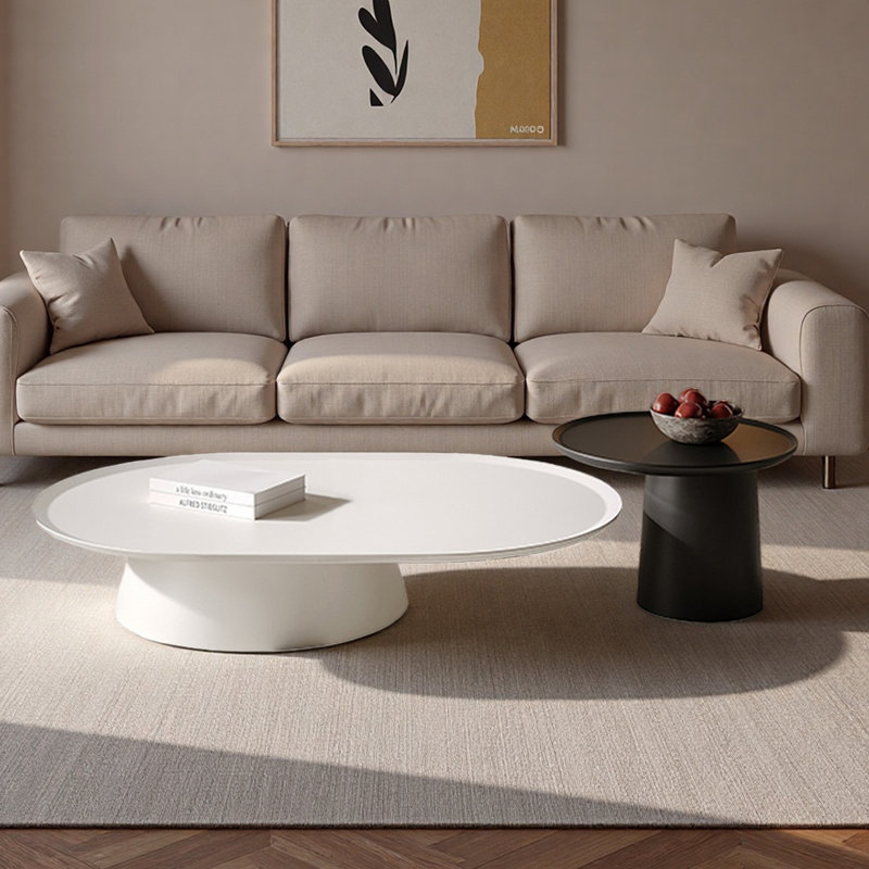 Ensemble de tables basses Modern, Crème, crème, Crème, crème