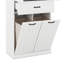 Tall Bathroom Storage Cabinet With Doors And Drawer, Storage Cabinet With Two Removable Laundry Basket, Adjustable Shelf-508463568