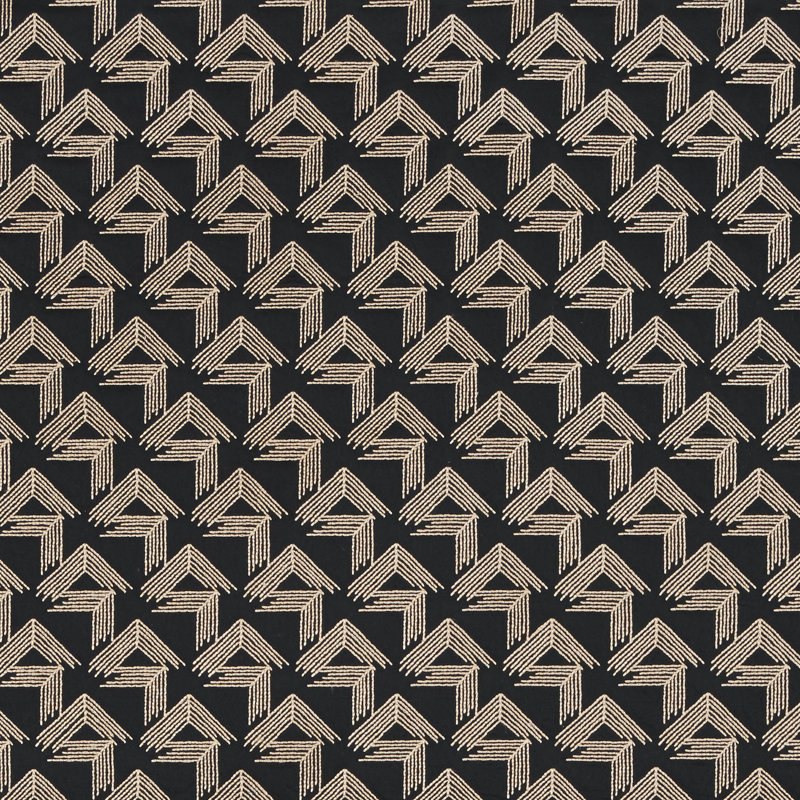 Tissu Schumacher x Miles Redd, Noir