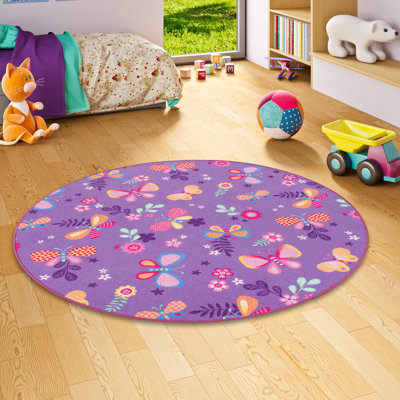 Frenette Tufted Purple Rug