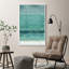 « summer beach », impression sur toile en turquoise bleu-26151336