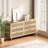 Rattan Storage Console Table-405647186