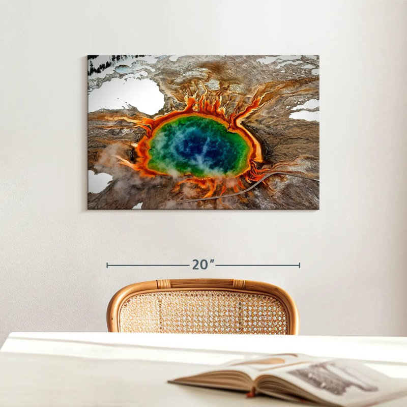 Alvord Grand Prismatic Spring Pool, 16" H x 24" W
