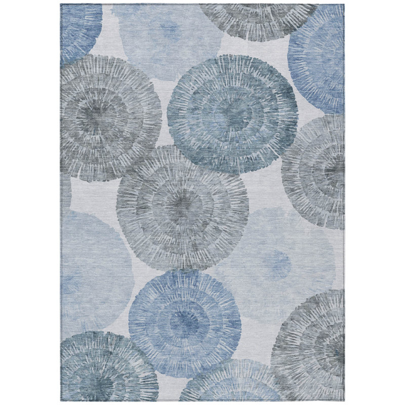 Machine Washable Indoor/Outdoor Adalaide ACN2351 Abstract Rug, Rectangle 10' x 14'