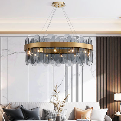 Lustre 10 lumières DEL Pellenberg