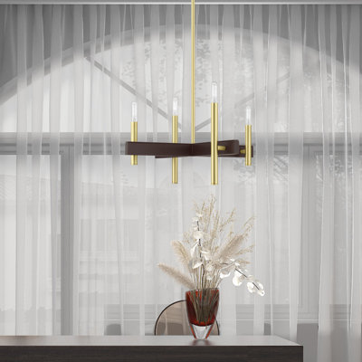 Lustre linéaire moderne à 4 lumières Azan