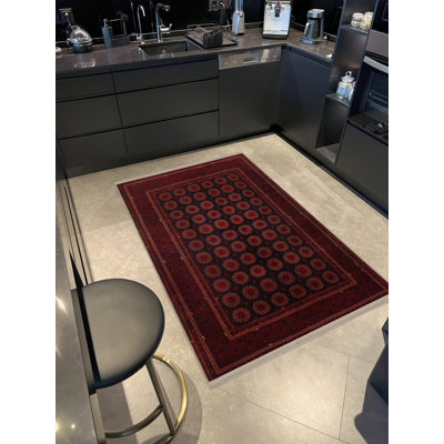 Tapis d'intérieur / extérieur noir Darieon