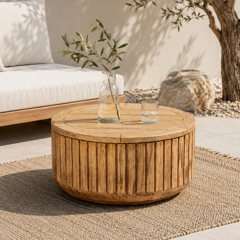 Terrafab Round Outdoor Coffee Table