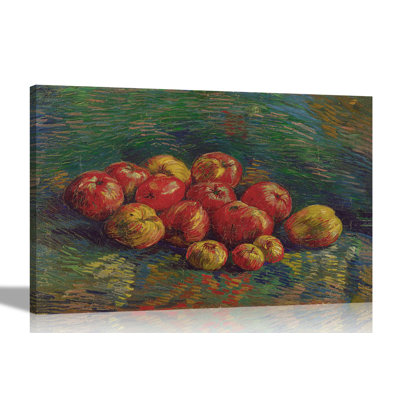 Red Apples by Vincent Van Gogh - 1 Piece Wrapped Canvas Painting