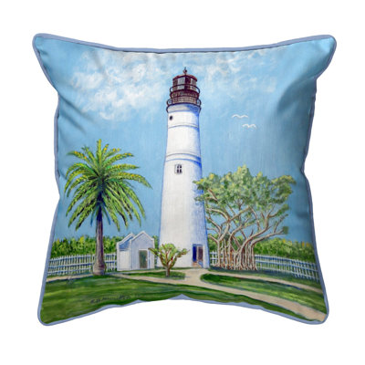 Housse et insert de coussin carré extérieur Key West