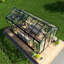 Porte de grange double en polycarbonate 2 évents Grower’s Haven-90597046