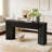 Sleek Side Table,Wooden Sofa Table,Modern Style Console Table-1415207065