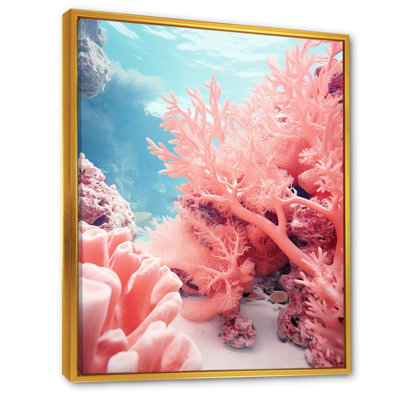 " Pink Coral And Anemones Dance I "