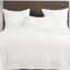 Bowie White Polyester Solid Colour Bedspread