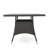 69" Patio Dining Table Rectangular, Pe Wicker