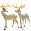 Sparkling Deer - 33-36 Inches Set Of 2